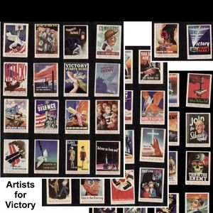 Artist for Victory Stamps WW2